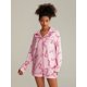 thumbnail image 3 of Conjunto de pijama navideño de 2 piezas para mujer, con pantalones cortos y camisa abotonada de manga larga y pijama de Papá Noel, 3 of 4