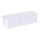 thumbnail image 1 of Xihbxyly Caja de Almacenamiento para Enchufes, Organizador Multifuncional para El Hogar, Práctico Organizador de Regletas, Plástico Blanco, Tamaño Compacto, para Uso En Casa o En La Oficina, 26,5 X 8, 1 of 4