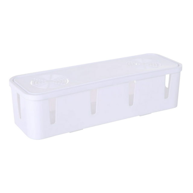 Dvkptbk Cable Management Box, Cable Organizer Box, Large And Medium Size, Cord Hider Box To Hide Surge Protector Cover On Desk Or Floor