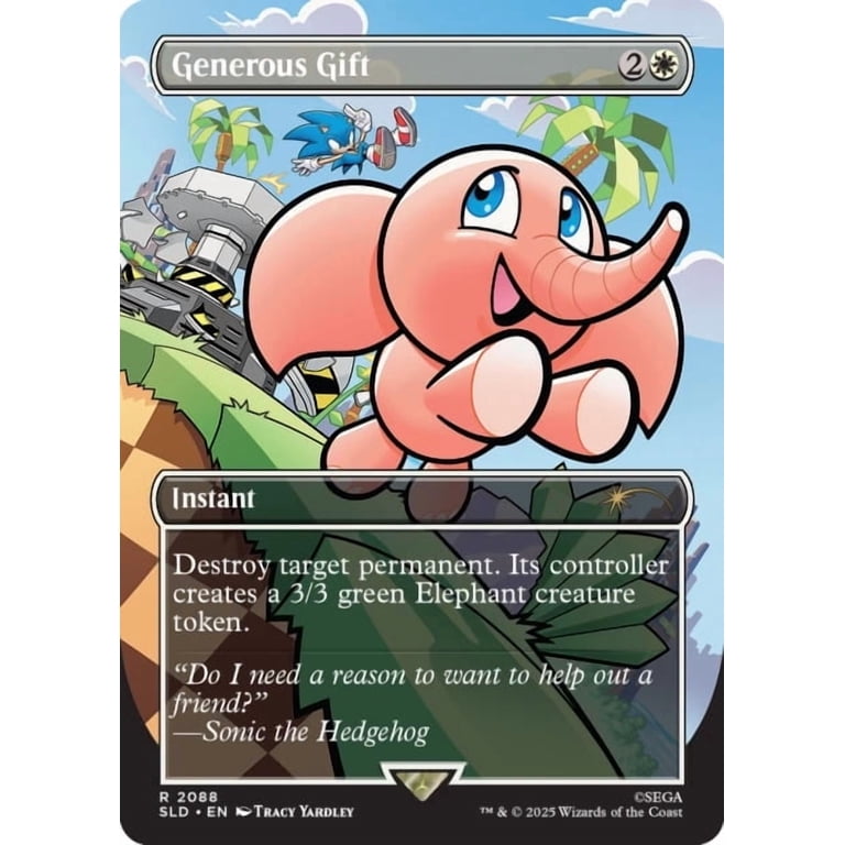 Magic: The Gathering Secret Lair Sonic Chasing Adventure Rainbow