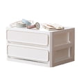 thumbnail image 3 of Cajón de almacenamiento Jadeshay Caja de escritorio de Plástico apilable, 3 of 8