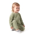 thumbnail image 4 of Modern Moments by Gerber Baby Boy or Girl Gender Neutral Long Sleeve Velour Top & Pant, 2-Piece Outfit Set, Sizes 0/3-24 Months, 4 of 14
