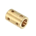 thumbnail image 4 of Uxcell Shaft Coupler Connector L22 x D16 8mm to 10mm Bore Rigid Coupling with Screw,Wrench for 3D Printers 1Pack, 4 of 6