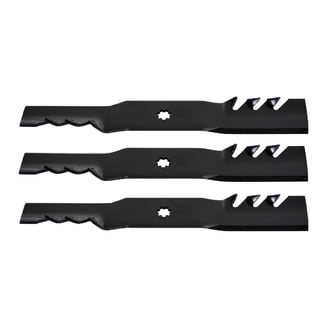 Oregon 92-616 G3 Gator Mulching Blades For 48 John Deere – 17 Inch, 7-Point Star Center Hole