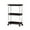 Black #2, variant on Multi-Layer Rolling Storage Cart | Narrow Space Organizer with Wheels & Brakes | Adjustable Shelves for Bathroom & Kitchen | 37x13x60cm