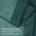 thumbnail image 3 of HPD Half Price Drapes Focal Green Grommet Faux Linen Room Darkening Curtains for Bedroom & Living Room Curtains (1 Panel), Door & Window Curtains 96 inches long, Grommet Curtains & drapes, 50W X 96L, 3 of 9