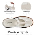 thumbnail image 5 of Sneakers for Women Comfortable Business Casual Tennis Shoes Lightweight Slip on Footwear Women's Fashion Retro Sneakers, 5 of 6
