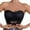 03_Black, variant on Front Closure Bras for Women Seamless Breathable Sports Strapless Bra Non- Front Gather Side Support No Pad for Leisure Strapless Bras 06_White,XL