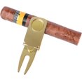 thumbnail image 1 of GFDYREE Magnetic Cigar Holder Golf Divot Marker Tool Portable Golf Cart Cigar Holder Clip Multipurpose Golf Accessories Portable Cigar Rest for Golf Cart (Gold), 1 of 5