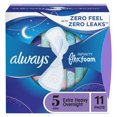 thumbnail image 1 of Always Infinity Feminine Pads for Women, Size 5 Extra Heavy Overnight, with wings, unscented, 1 of 8
