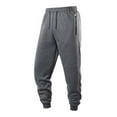thumbnail image 2 of Fleece Pants Men Baggy Sweatpants Men's Fleece Joggers with Zipper Pockets Winter Warm Pants Athletic Workout Gym Sweatpants for Men, 2 of 5