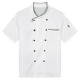 thumbnail image 5 of Alvivi Men Women Short Sleeve Chef Coat Double-Breasted Jacket Kitchen Restaurant Workwear White Short Sleeve XL, 5 of 7