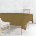 thumbnail image 3 of Nicole Fantini Disposable Plastic Tablecloth Rectangle 54" x 108" Set of 8 (Gold), 3 of 3