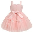thumbnail image 2 of IDOPIP Baby Girls Tutu Dress Summer Sleeveless Ruffle Tulle Sundress Backless Party Princess Dresses, 2 of 7