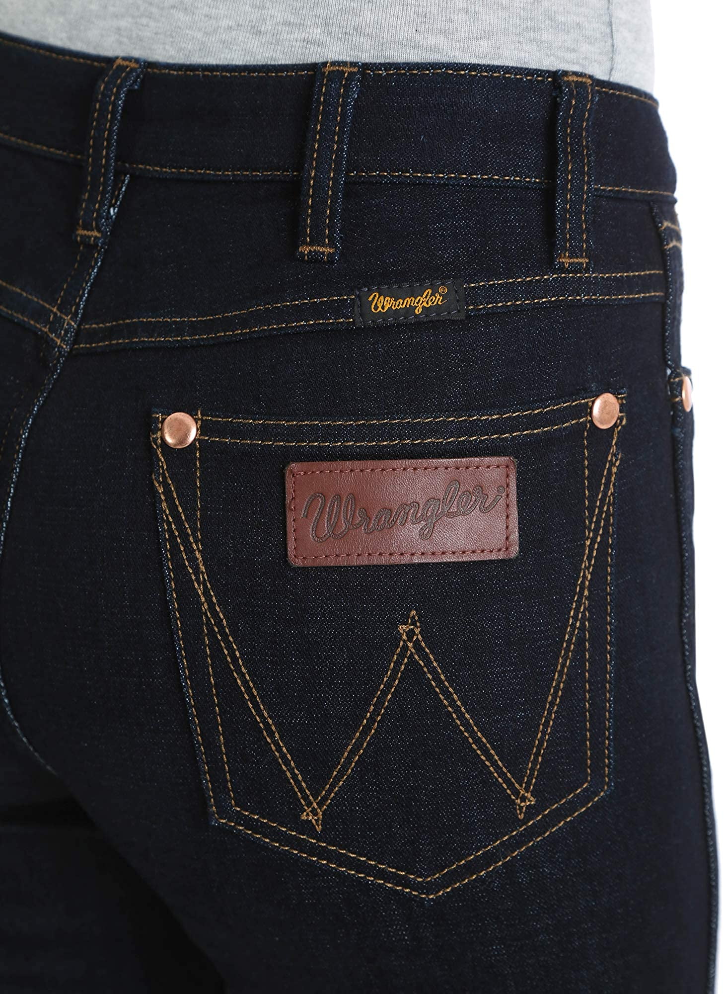 Wrangler Womens Retro High Rise Stacked 