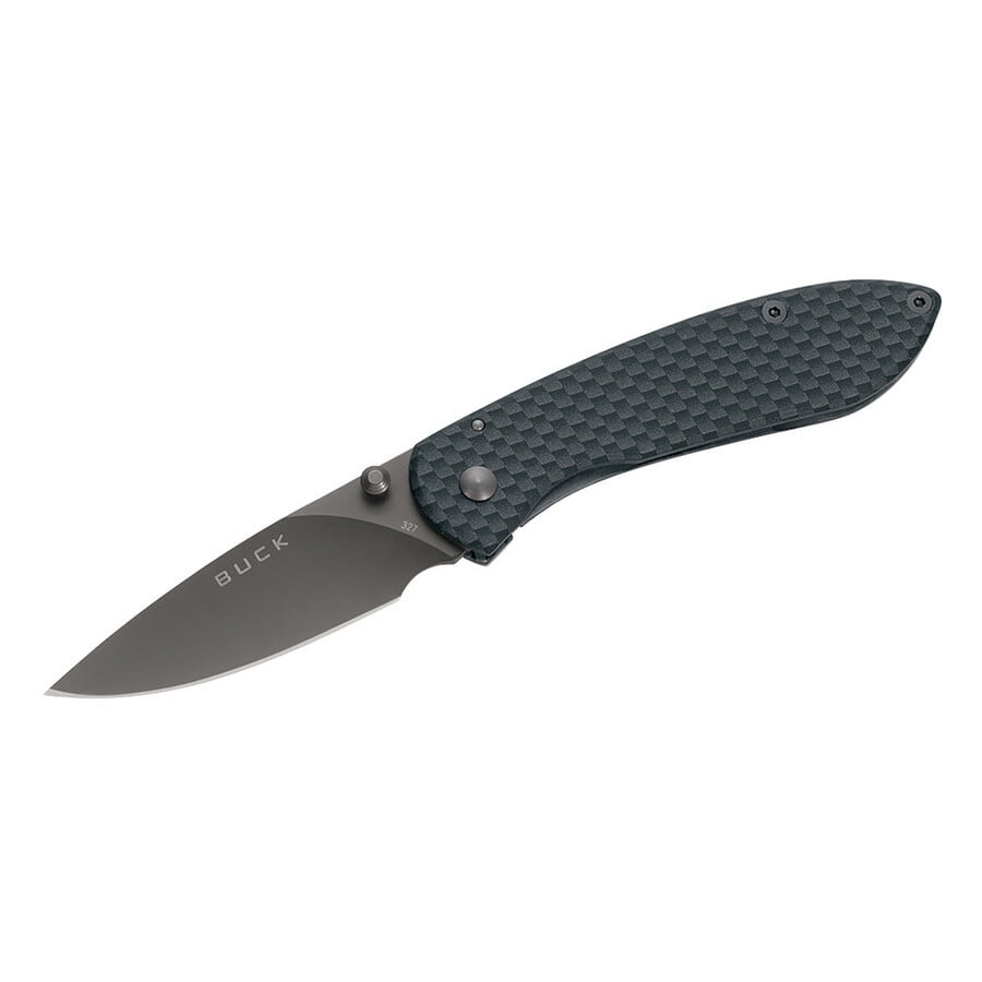 Buck Knives 327 Nobleman Folding EDC Knife, 2-5/8” Pocket Knife Blade, Carbon, 2.6 oz