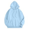 thumbnail image 5 of Nestiefly Oversized Hoodies for Women 2026 Winter Jackets Clothing Y2K Cute Crewneck Sweatshirts Pullover Fashion Tops Blue S, 5 of 6