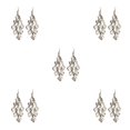 thumbnail image 2 of Pendientes Sonducket Pack de 2 Estilo Vintage Largos con Borlas Plata, 2 of 4