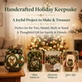 thumbnail image 2 of Clearance! Christmas Classics Patchwork Ornament DIY Kit, No-Sew Ornament Kit (Reindeer), 2 of 7