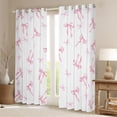 thumbnail image 2 of Castle Fairy Cute Princess Bowknot Black Out Curtains,Bow Curtains Pack of 2 (42x63 Each), 2 of 6