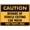 Warning Sign 3, variant on Caution Beware of Vehicle Exiting Car Wash Sign, 8"x12" Reflective Aluminum Metal Warning Signage with Symbol, Indoor Outdoor Use