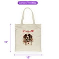 thumbnail image 5 of Happy Valentine's Day English Springer Spaniel holding flowers Canvas Tote Bag Springers Dog Lover Gifts Reusable Shopping Grocery Bag - 03005, 5 of 5