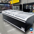 thumbnail image 4 of 98 in. Commercial Island Freezer Display Case, NSF Certified,  Supermarket Chest Freezer ,Large Capacity Chest Freezer, 4 of 8