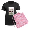 thumbnail image 5 of CafePress - ASK ME ABOUT MY QUILTS! Women's Dark Pajamas - Women's Short Sleeve Print T-Shirt and Pants Dark Cotton Pajama Set, 5 of 7