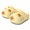 A-Yellow, variant on Pawly Prints Shoes Cute Cat Paw Slippers Men Women Waterproof EVA Thick Cloud Cushion Non Slip Summer Indoor Home Slides Beach Sandals