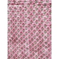 thumbnail image 3 of Kantha Quilt Throw Hand Block Print bedspread Indian Décor Vintage Bohemian Coverlet Blanket Gudri Pink Floral Print Single Size 60 X 90 Inches, 3 of 5