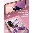 thumbnail image 5 of i-Blason Cosmo Chic Designed for Moto G Power Case (2022), Slim Stylish Protective Case with Built-in Screen Protector (Ameth), 5 of 9