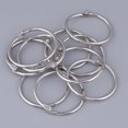 thumbnail image 3 of 10 Piezas 4cm álbum Carpeta Espiral Anillo Recargable Anillos de hojas sueltas Plata Sunnimix Anillos de encuadernación de hojas sueltas, 3 of 7