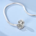 thumbnail image 3 of NARMO European 925 Sterling Silver 5A Zircon Heart Clasp Snake Bracelet fit Charms Beads Pendant for Women Jewelry, 3 of 6