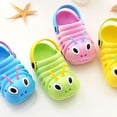 thumbnail image 4 of 1 par de sandalias de playa antideslizantes con diseño de oruga, sandalias de verano con dibujos animados, pantuflas geniales para niños y niñas., 4 of 6