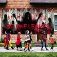 thumbnail image 5 of 13X6 ft Happy Halloween Garage Door Decoration Background Bloody NO One Leaves Splatter White Wall Photography Backdrop Horror Vampire Bloody Backdrops Party Banner Cover, 5 of 5