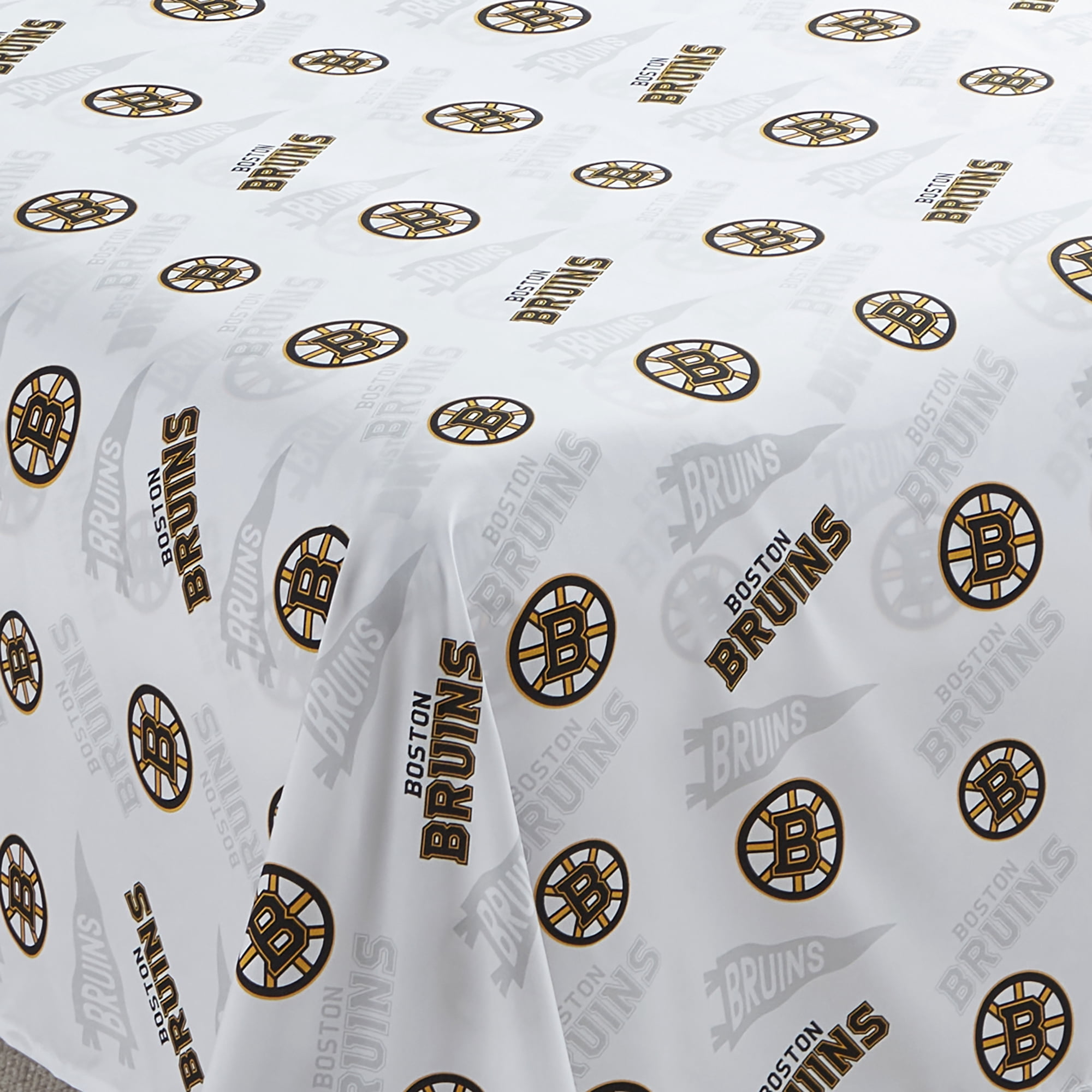 NHL Officially Licensed Boston Bruins Microfiber Bed Sheet Set - Full