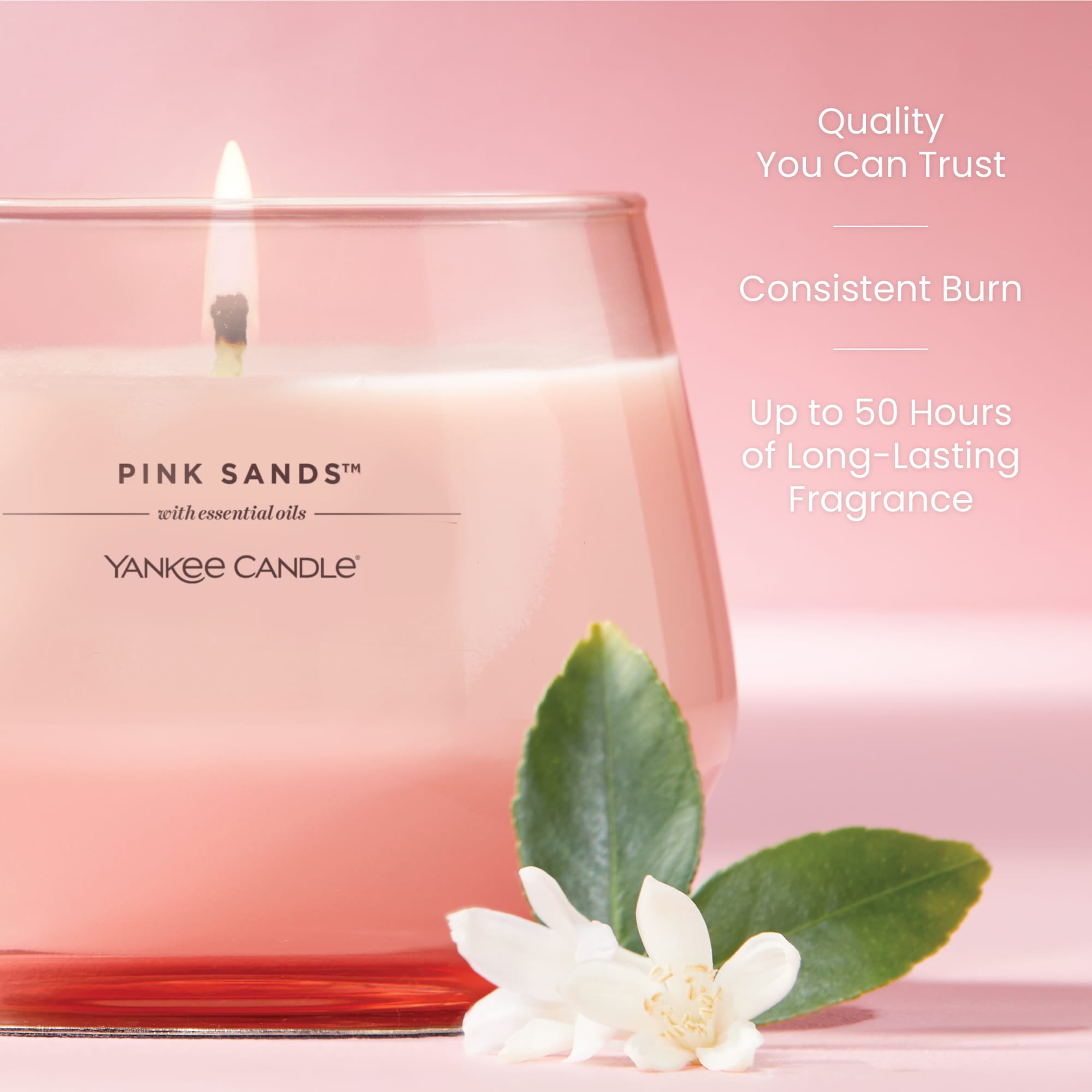 Yankee Candle Studio Collection Pink Sands Scented Candle, 10 oz photo 3