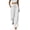 BL38_White, variant on Lumtrix Cotton Linen Pants for Women Wide Leg Palazzo Pants Elastic High Waisted Summer Beach Casual Lounge Slacks with Pockets Army Green M