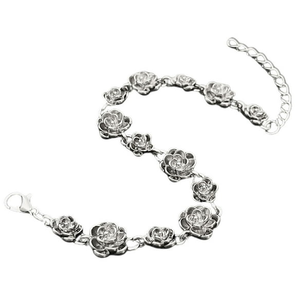 SEWCHICS Flower Girl Jewelry Bracelet for Women, Alloy Material, Elegant Design, 1 Piece