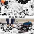 thumbnail image 4 of Vintage Flowers Outdoor Rug 4x6 Ft, Non Slip Washable Area Rug, Black White Farmhouse Floral Plants Patio Rugs Carpet Runner, Large Floor Mat for Indoor/Outdoor Deck Porch Camping, 4 of 8