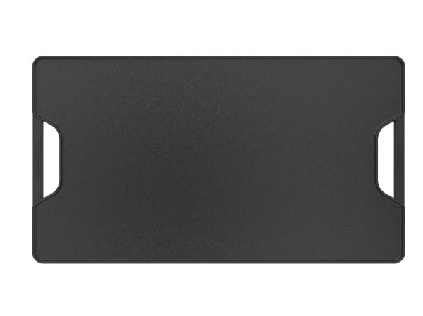 Cuisinart 2-in-1 Reversible Cast Iron Grill/Griddle Plate, Cooking for Campfire, Oven, Stovetop, Grill, 17.5” x 9.75” Dual-Sided Plate for Searing and Frying
