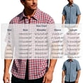 thumbnail image 4 of LIaqionyy Big and Tall Short Sleeve Shirt for Men's Plaid Dress Button down Casual Loose Tees Shirts with Pocket, 4 of 4