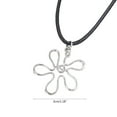 thumbnail image 5 of Qisuw Hollow Flower Choker Chain Jewelry for Women Teens Elegant Big Flower Clavicle, 5 of 10