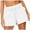 White, variant on Women's Sweat Shorts Casual Summer Athletic Shorts Elastic Comfy Shorts High Waist Shorts Lightweight Elastic Waist Drawstring Hiking Yoga Shorts Gray M, US Size 6