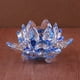 thumbnail image 4 of Yuarrent Cristal Flor de loto Minerales Feng Shui Esfera Cristales Flores Figuras decorativas para fiesta de recuerdos Decoración Púrpura, 4 of 6