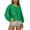 Green, variant on YODETEY Womens Crewneck Sweatshirt, No Boundaries Womens Long Sleeve Pullover Oversized Sweatshirts, Y2k Cropped Pullover Sweaters Tops,Black,S