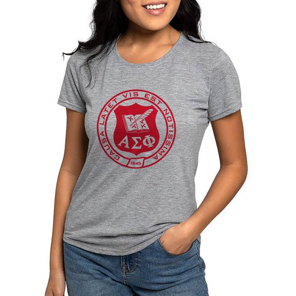 CafePress - Alpha Sigma Phi Red Seal T Shirt - Womens Tri-blend T-Shirt