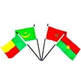 thumbnail image 5 of NORTHWEST AFRICAN WORLD FLAG SET--20 Polyester 4"x6" Flags, One Flag from 20 Countries in Northwest Africa, 4x6 Miniature Desk & Table Flags, Small Mini Stick Flags, 5 of 6