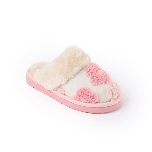 Children's Flower Scuff, Blush, Size 3