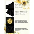 thumbnail image 4 of Anbech Sunflower Shirts for Women Graphic Tee Ladies Patriotic Tee Shirt Christian Top Short Sleeve, 4 of 7